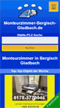 Mobile Screenshot of monteurzimmer-bergisch-gladbach.de